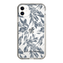 Slim Protection Case［ LAGUNAMOON - BotanicalJacquard - Clear×Black ］