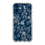 Slim Protection Case［ LAGUNAMOON - BotanicalJacquard - Clear×Black ］