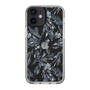 Slim Protection Case［ LAGUNAMOON - BotanicalJacquard - Clear×Black ］
