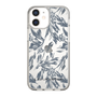 Slim Protection Case［ LAGUNAMOON - BotanicalJacquard - Clear×Black ］