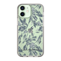 Slim Protection Case［ LAGUNAMOON - BotanicalJacquard - Clear×Black ］
