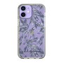 Slim Protection Case［ LAGUNAMOON - BotanicalJacquard - Clear×Black ］