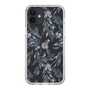 Slim Protection Case［ LAGUNAMOON - BotanicalJacquard - Clear×Black ］