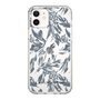 Slim Protection Case［ LAGUNAMOON - BotanicalJacquard - Clear×Black ］