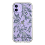 Slim Protection Case［ LAGUNAMOON - BotanicalJacquard - Clear×Black ］