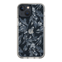 Slim Protection Case［ LAGUNAMOON - BotanicalJacquard - Clear×Black ］