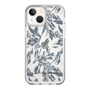 Slim Protection Case［ LAGUNAMOON - BotanicalJacquard - Clear×Black ］