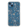 Slim Protection Case［ LAGUNAMOON - BotanicalJacquard - Clear×Black ］