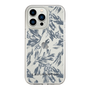 Slim Protection Case［ LAGUNAMOON - BotanicalJacquard - Clear×Black ］
