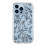 Slim Protection Case［ LAGUNAMOON - BotanicalJacquard - Clear×Black ］