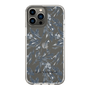 Slim Protection Case［ LAGUNAMOON - BotanicalJacquard - Clear×Black ］