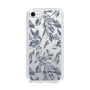 Slim Protection Case［ LAGUNAMOON - BotanicalJacquard - Clear×Black ］