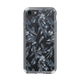 Slim Protection Case［ LAGUNAMOON - BotanicalJacquard - Clear×Black ］