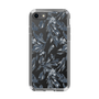 Slim Protection Case［ LAGUNAMOON - BotanicalJacquard - Clear×Black ］
