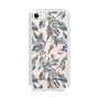Slim Protection Case［ LAGUNAMOON - BotanicalJacquard - Clear×Black ］