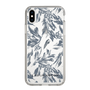 Slim Protection Case［ LAGUNAMOON - BotanicalJacquard - Clear×Black ］