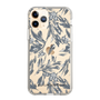 Slim Protection Case［ LAGUNAMOON - BotanicalJacquard - Clear×Black ］