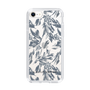 Slim Protection Case［ LAGUNAMOON - BotanicalJacquard - Clear×Black ］