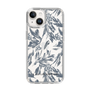 Slim Protection Case［ LAGUNAMOON - BotanicalJacquard - Clear×Black ］
