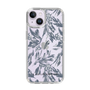 Slim Protection Case［ LAGUNAMOON - BotanicalJacquard - Clear×Black ］