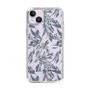 Slim Protection Case［ LAGUNAMOON - BotanicalJacquard - Clear×Black ］