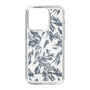 Slim Protection Case［ LAGUNAMOON - BotanicalJacquard - Clear×Black ］