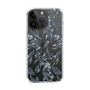 Slim Protection Case［ LAGUNAMOON - BotanicalJacquard - Clear×Black ］