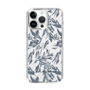 Slim Protection Case［ LAGUNAMOON - BotanicalJacquard - Clear×Black ］