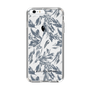 Slim Protection Case［ LAGUNAMOON - BotanicalJacquard - Clear×Black ］