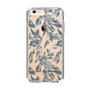 Slim Protection Case［ LAGUNAMOON - BotanicalJacquard - Clear×Black ］