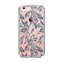 Slim Protection Case［ LAGUNAMOON - BotanicalJacquard - Clear×Black ］