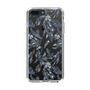 Slim Protection Case［ LAGUNAMOON - BotanicalJacquard - Clear×Black ］