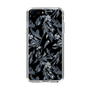 Slim Protection Case［ LAGUNAMOON - BotanicalJacquard - Clear×Black ］