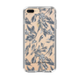 Slim Protection Case［ LAGUNAMOON - BotanicalJacquard - Clear×Black ］