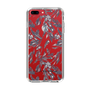 Slim Protection Case［ LAGUNAMOON - BotanicalJacquard - Clear×Black ］