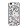 Slim Protection Case［ LAGUNAMOON - BotanicalJacquard - Clear×Black ］