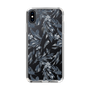 Slim Protection Case［ LAGUNAMOON - BotanicalJacquard - Clear×Black ］