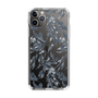 Slim Protection Case［ LAGUNAMOON - BotanicalJacquard - Clear×Black ］
