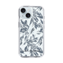 Slim Protection Case［ LAGUNAMOON - BotanicalJacquard - Clear×Black ］