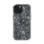 Slim Protection Case［ LAGUNAMOON - BotanicalJacquard - Clear×Black ］