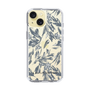 Slim Protection Case［ LAGUNAMOON - BotanicalJacquard - Clear×Black ］