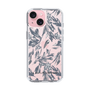 Slim Protection Case［ LAGUNAMOON - BotanicalJacquard - Clear×Black ］