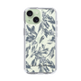 Slim Protection Case［ LAGUNAMOON - BotanicalJacquard - Clear×Black ］