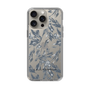 Slim Protection Case［ LAGUNAMOON - BotanicalJacquard - Clear×Black ］
