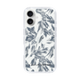 Slim Protection Case［ LAGUNAMOON - BotanicalJacquard - Clear×Black ］