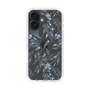 Slim Protection Case［ LAGUNAMOON - BotanicalJacquard - Clear×Black ］
