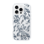 Slim Protection Case［ LAGUNAMOON - BotanicalJacquard - Clear×Black ］