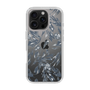 Slim Protection Case［ LAGUNAMOON - BotanicalJacquard - Clear×Black ］