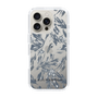Slim Protection Case［ LAGUNAMOON - BotanicalJacquard - Clear×Black ］