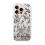 Slim Protection Case［ LAGUNAMOON - BotanicalJacquard - Clear×Black ］